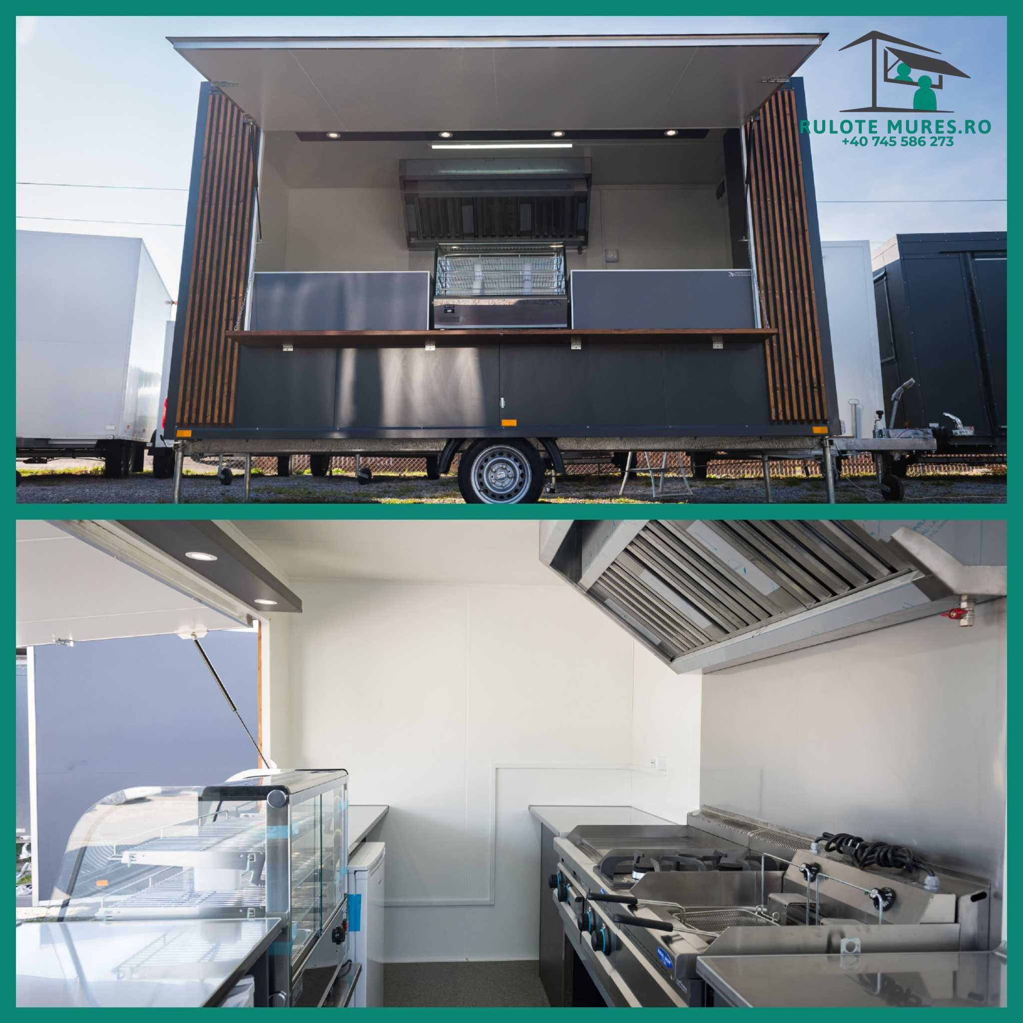 Rulote comerciale profesionale FAST FOOD,food truck, proiectare 3D