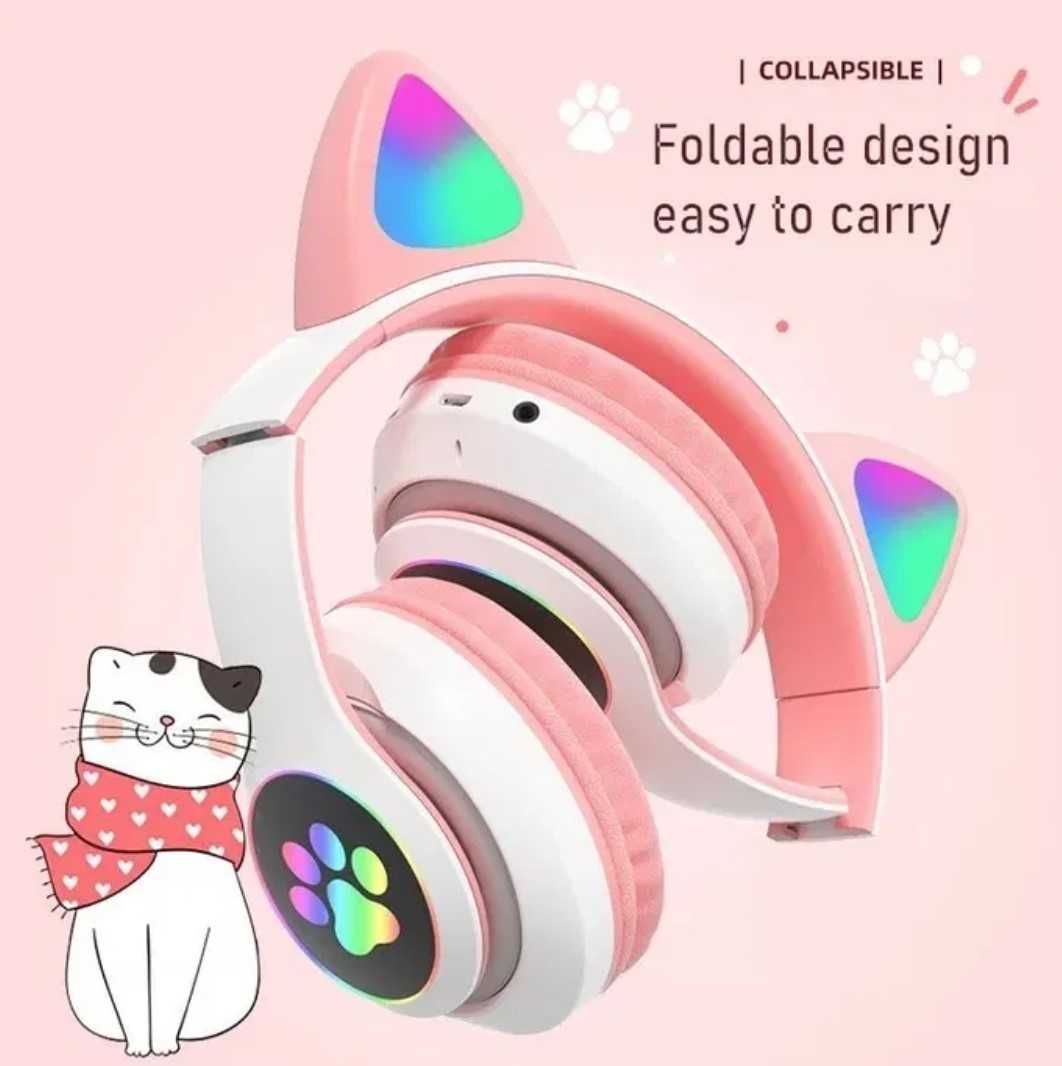 Безжични музикални слушалки за деца или за парти! Bluetooth