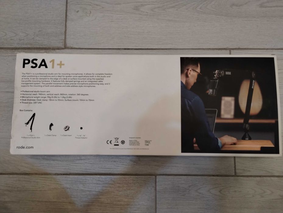 RØDE PSA1+ Professional Studio Boom Arm - stare impecabilă