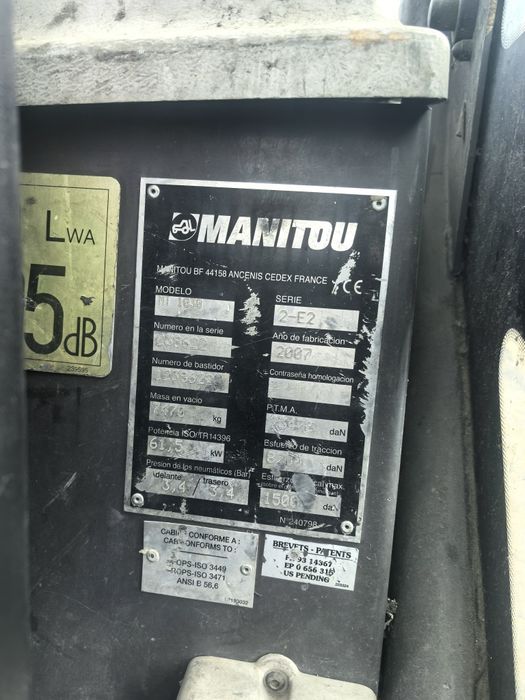 Manitou încărcător telescopic schimb cu auto