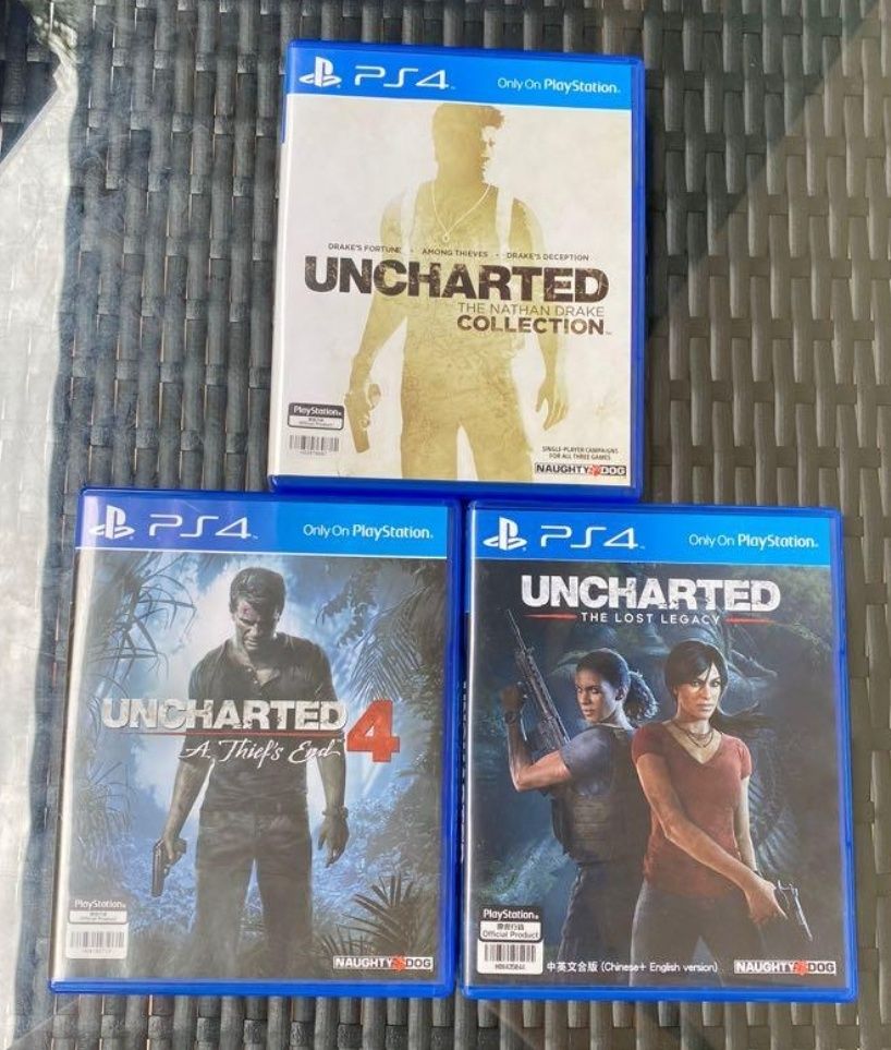 PS4 PS5 Uncharted 1 2 3 4 5 колекция за PlayStation