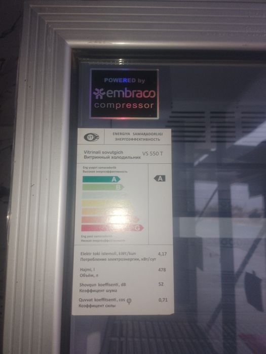 KLEO vitrina xoladelnik