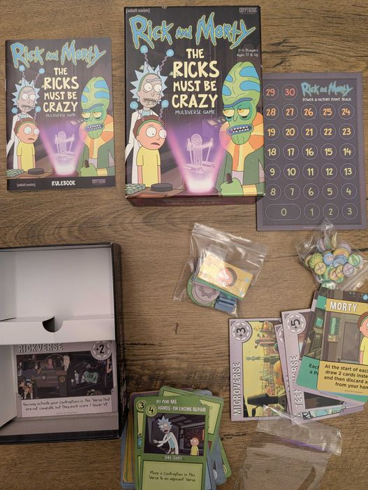 Joc de societate Rick si Morty, boardgame Rick and Morty