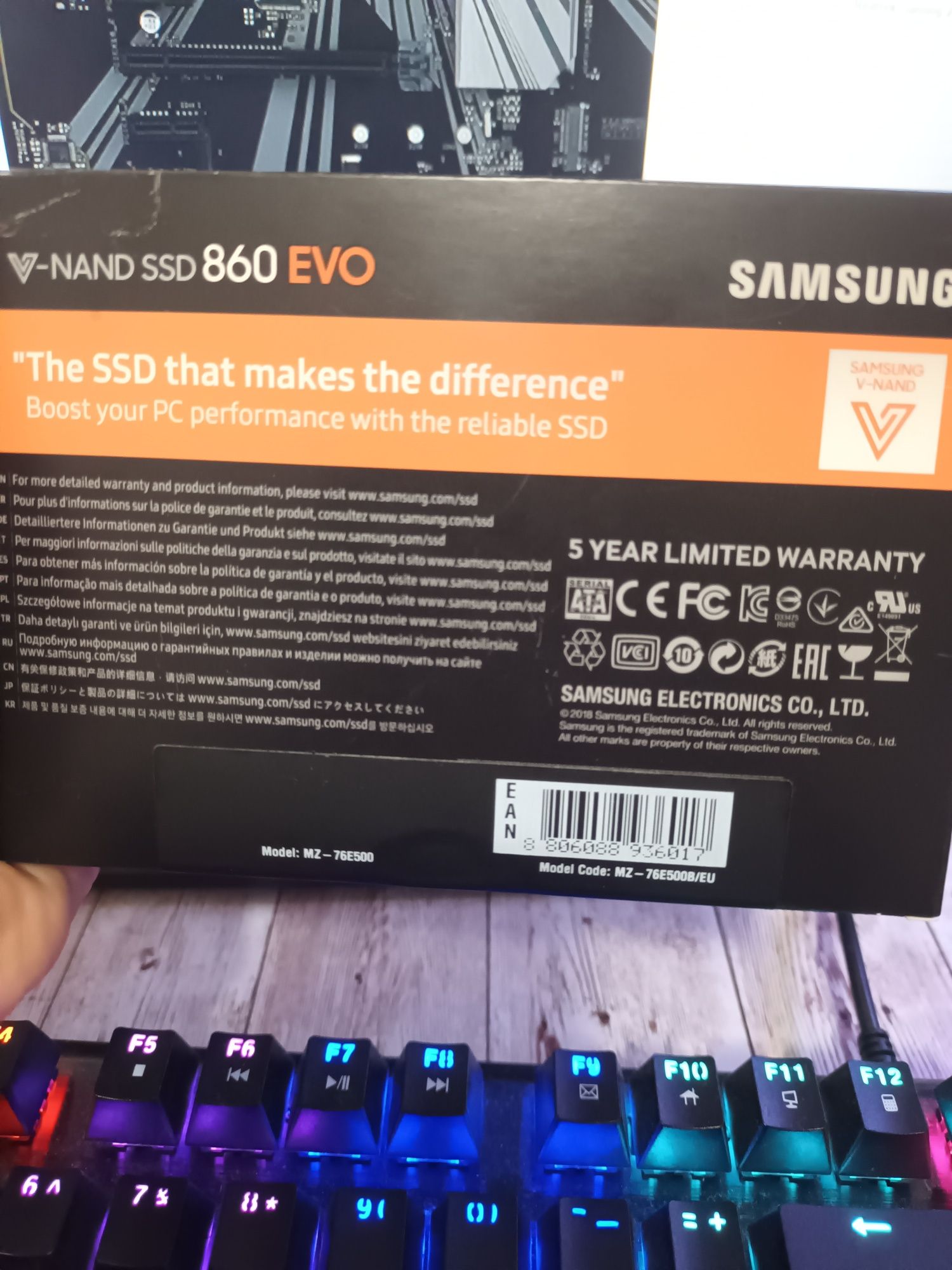 Ssd 500 gb Samsung 860 EVO SIGILAT