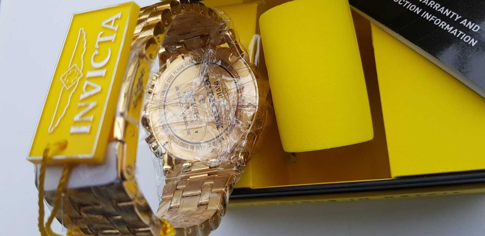Часовник INVICTA Оригинал! Уникат 18к Нов !!