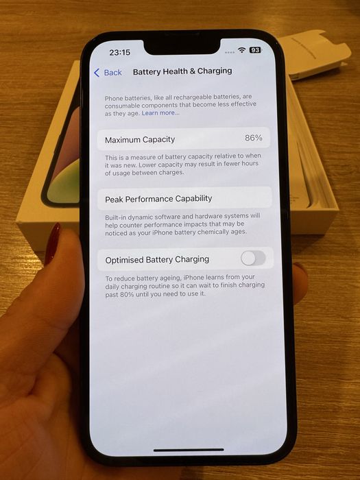 iPhone 14 full box IMPECABIL 128gb + CADOU 22 huse si folii NOI