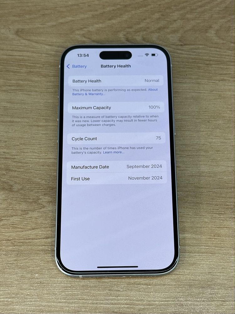 iPhone 15 Blue 128GB 100%