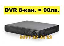 ПРОМО!!! DVR 8 канален - рекордер за видеонаблюдение, двр 8 канала