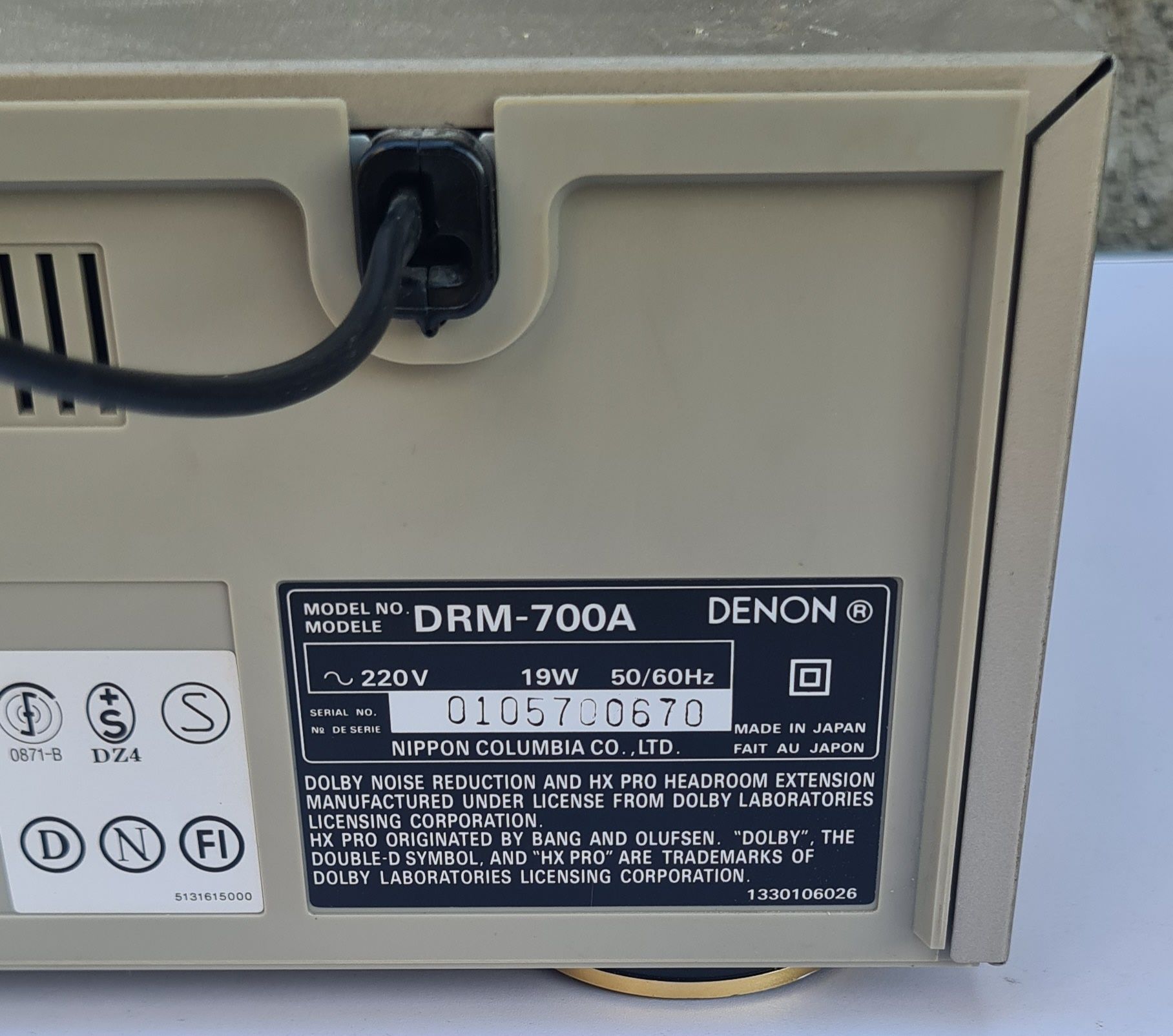 Дек Denon DRM-700A