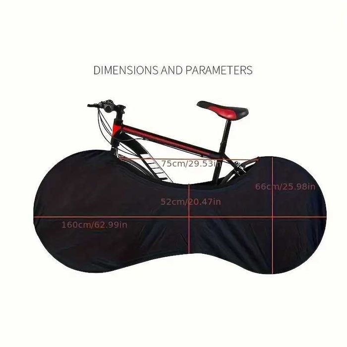 Husa prelata pentru roti bicicleta biciclete 160-180cm anti-praf noroi