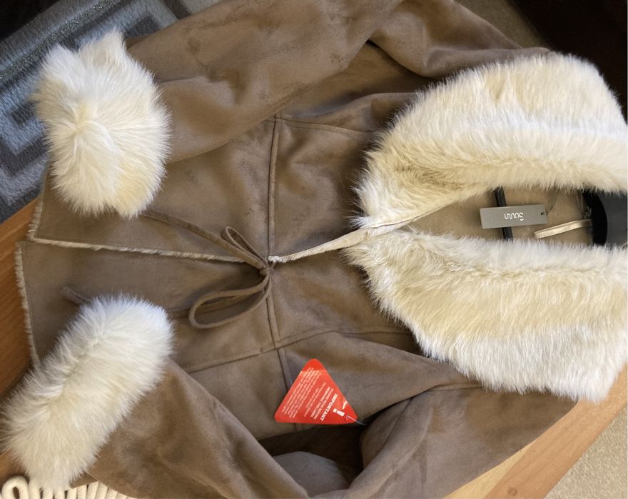 Дамско палто South с пухчета.Ново!