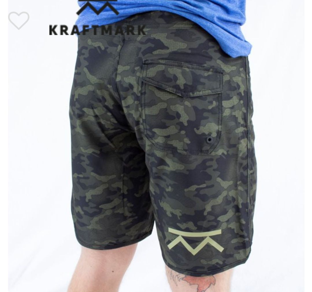 KRAFTMARK Board shorts CAMO GREEN MEN, SHORTS HERR

Описание
Бързосъхн