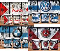 Чаши с лого коли автомобили всички марки Mercedes BMW Audi volkswagen