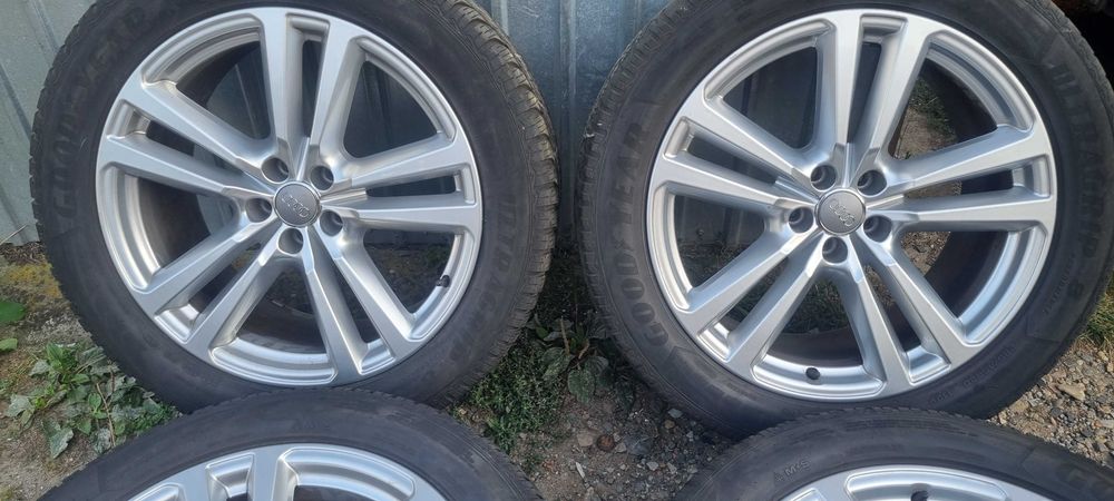 jante originale audi Q8, audi Q7, cu anvelope de iarna 285/45/20