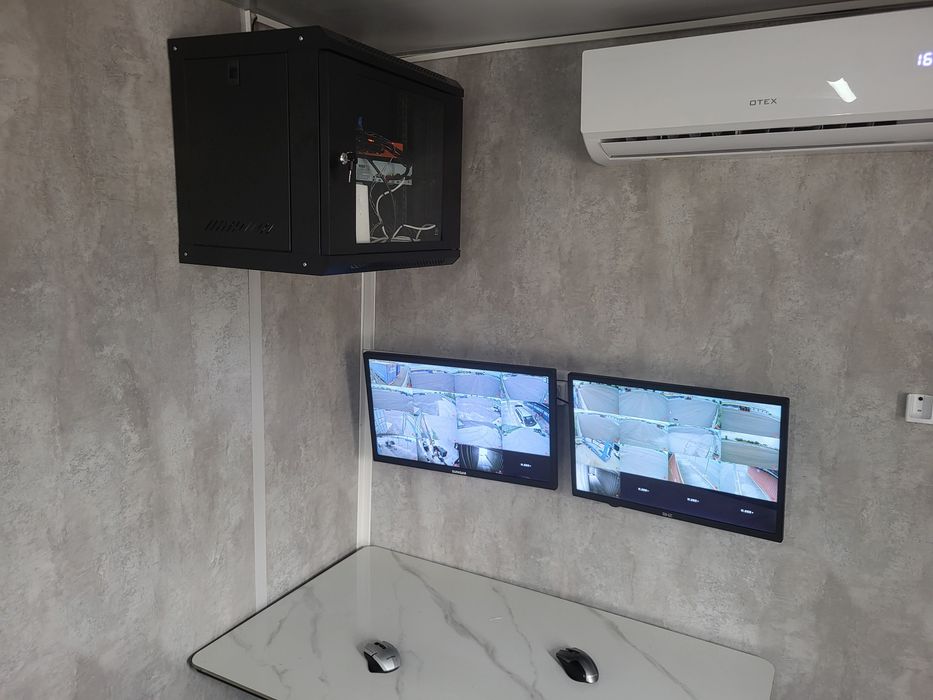 Установка  камера видеонаблюдения и пожарная сигнализация