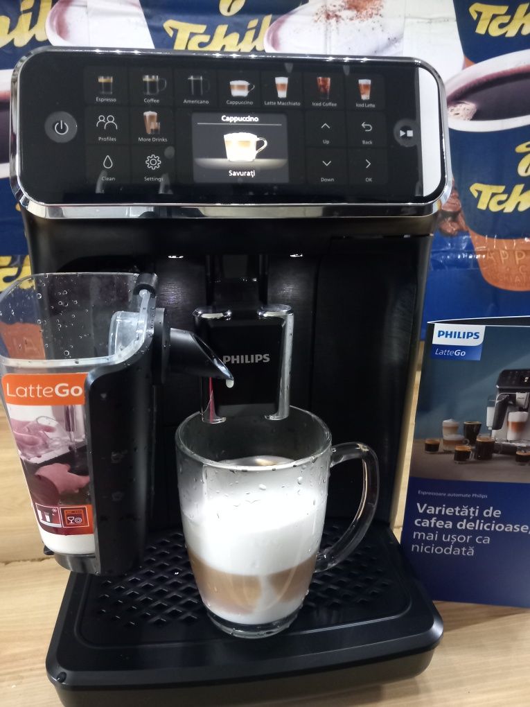 Expresor cafea Philips Latte GO 5400. Latte GO 5500. Câteva cafele.