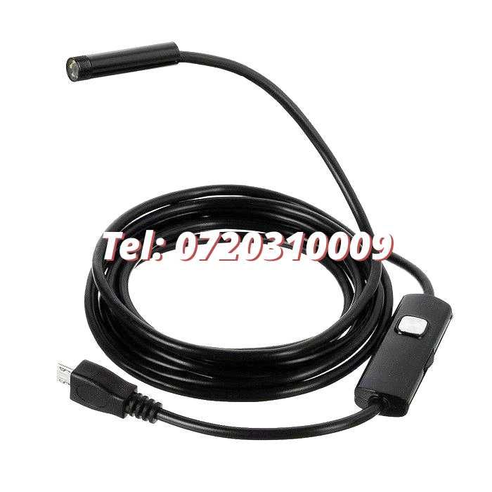 2 M Camera Endoscop boroscop 6 Led Inspectii Tehniceinstalatii