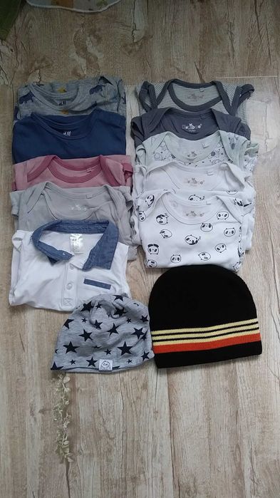 Lot body bebe 74-80