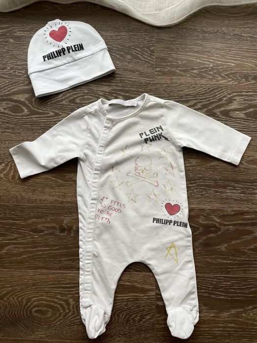 Сет Оригинални бебешки бодита на Armani, Moschino и Philip Plein