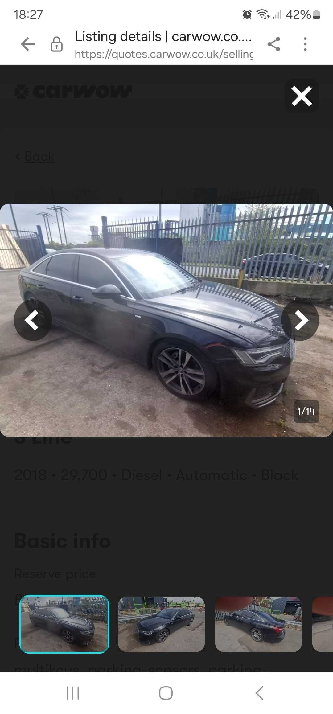 Audi a6 2l diesel 40tdi 2019