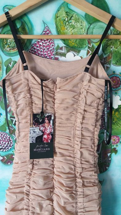 Rochie Marciano de Jennifer Lopez, model mulat, marimea S, somon. Noua