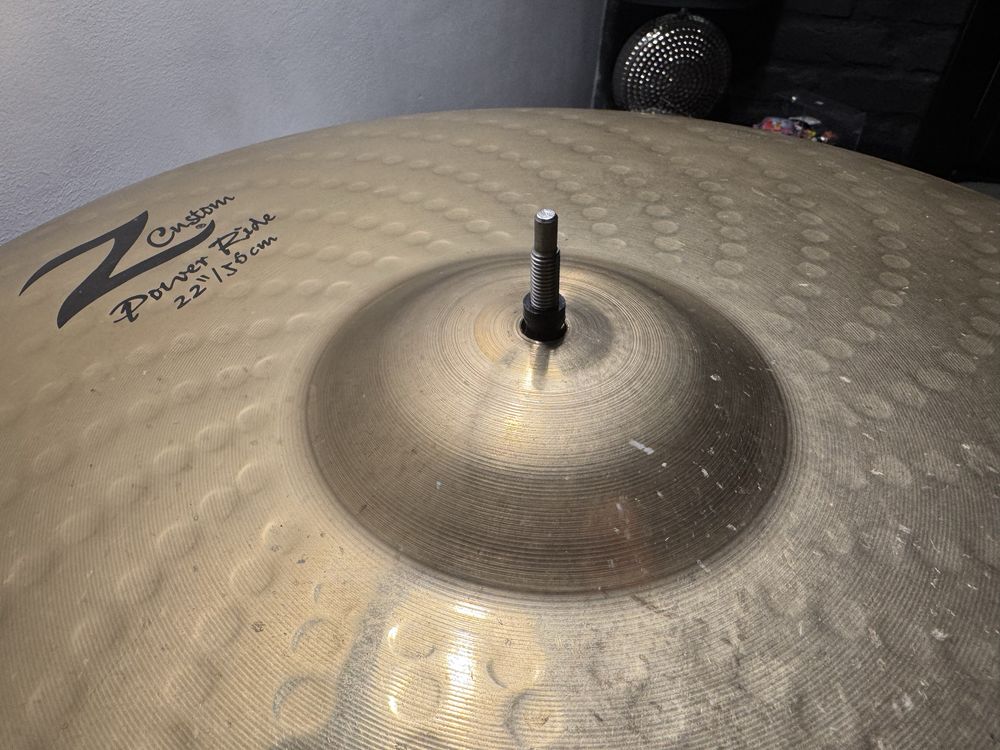 Zildjian Z custom 22” power ride brilliant cinel