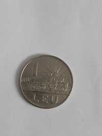 Moneda 1 leu, anul 1966