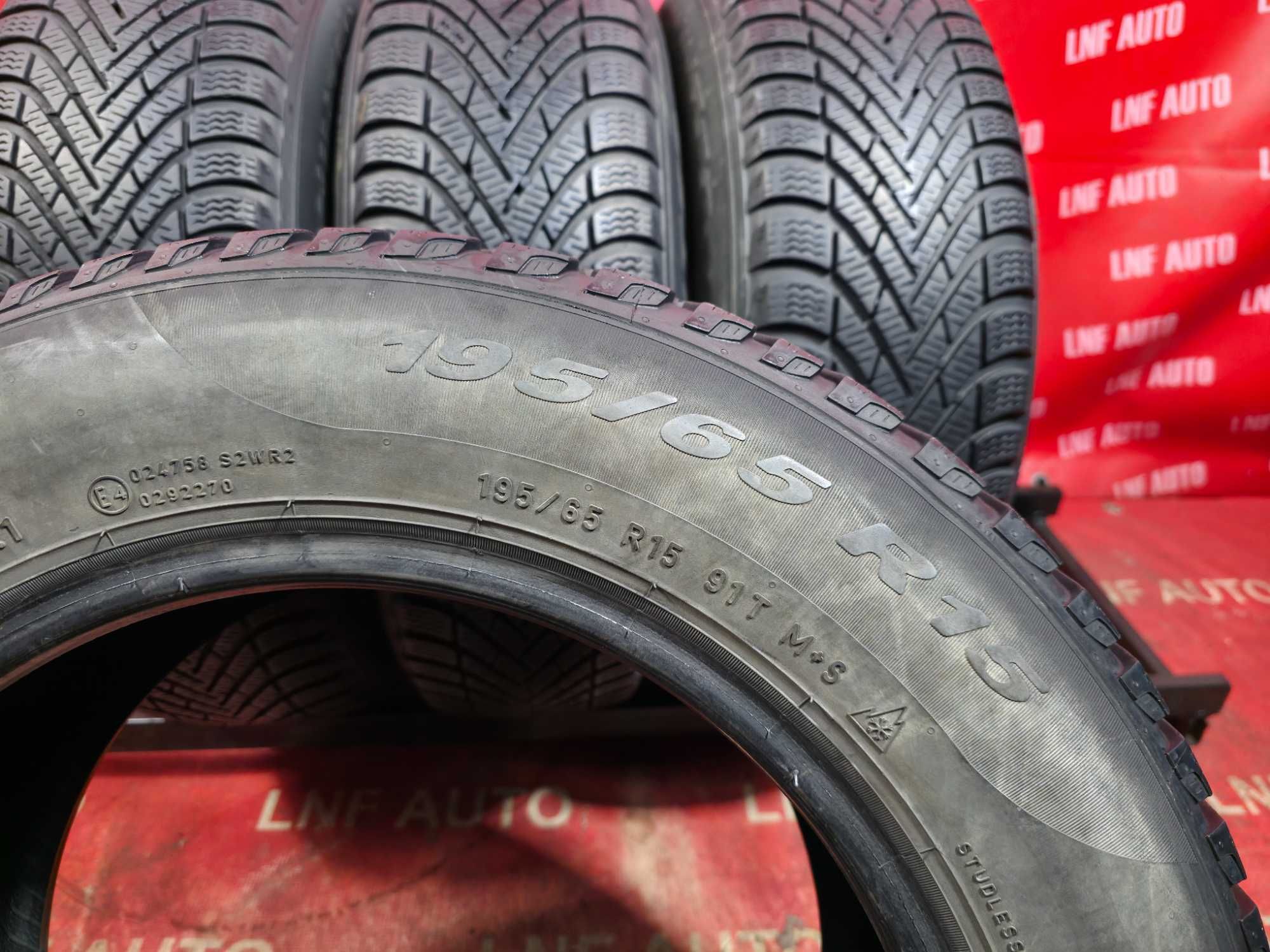 Anvelope de IARNA - 195/65/15 - PIRELLI - 7 MM - DOT 2016 !