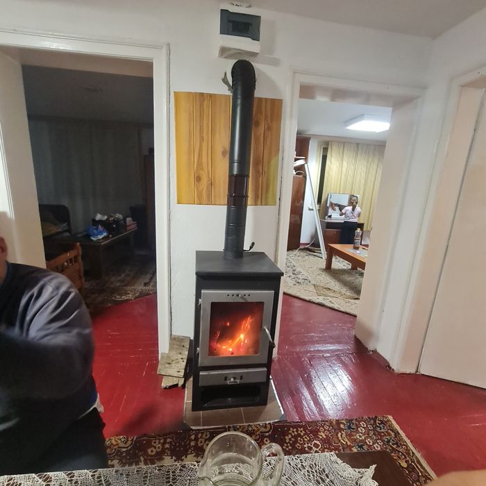 Камина на дърва , без водна риза