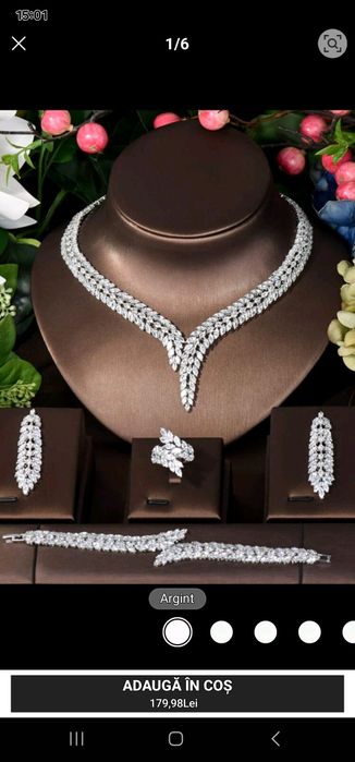 Set bijuterii mireasa