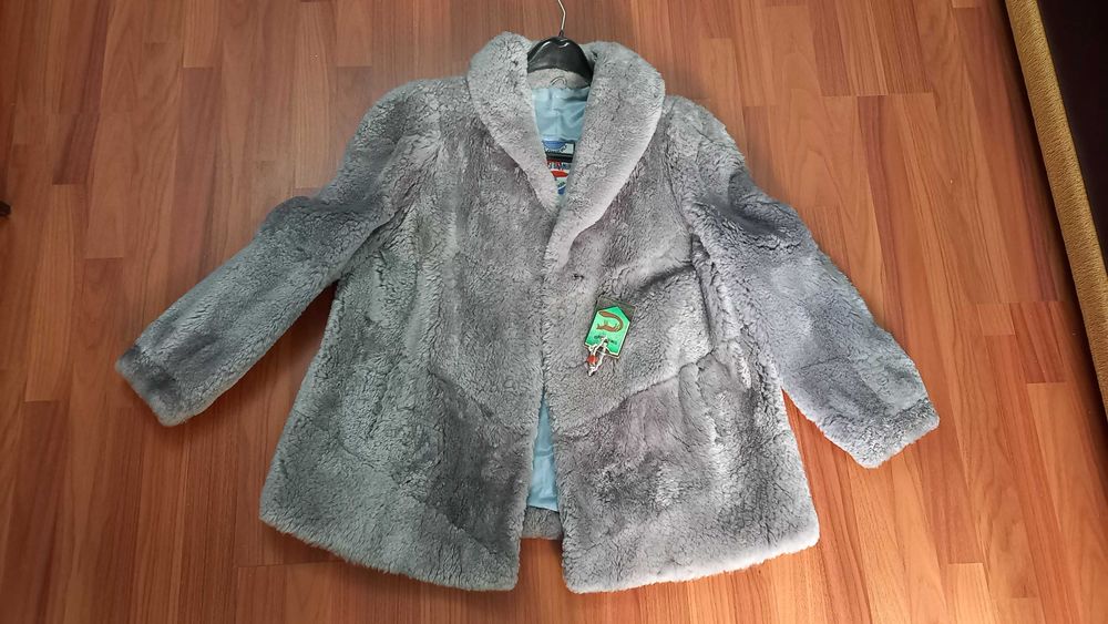 Haina dama, blana NATURALA, Romania, 3/4 model raglan NOUA cu eticheta