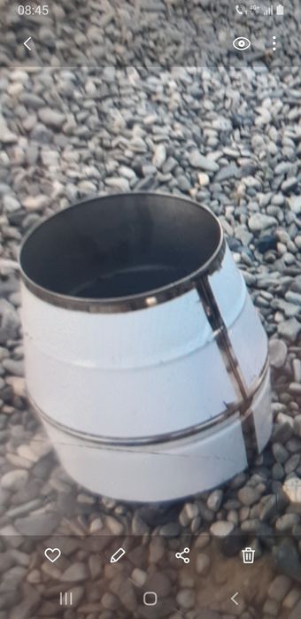 Tubulatura Inox cos fum centrala-Cos fum inox izolat-neizolat