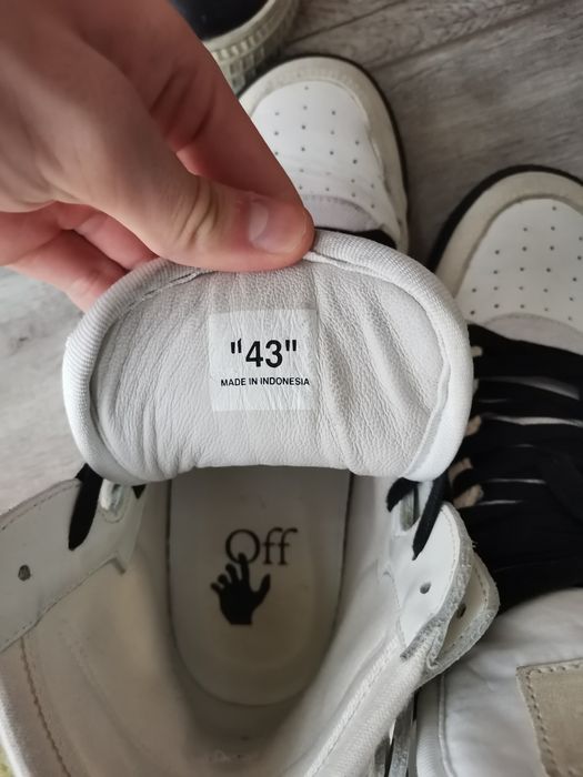 Vand off White vulcanized high 43