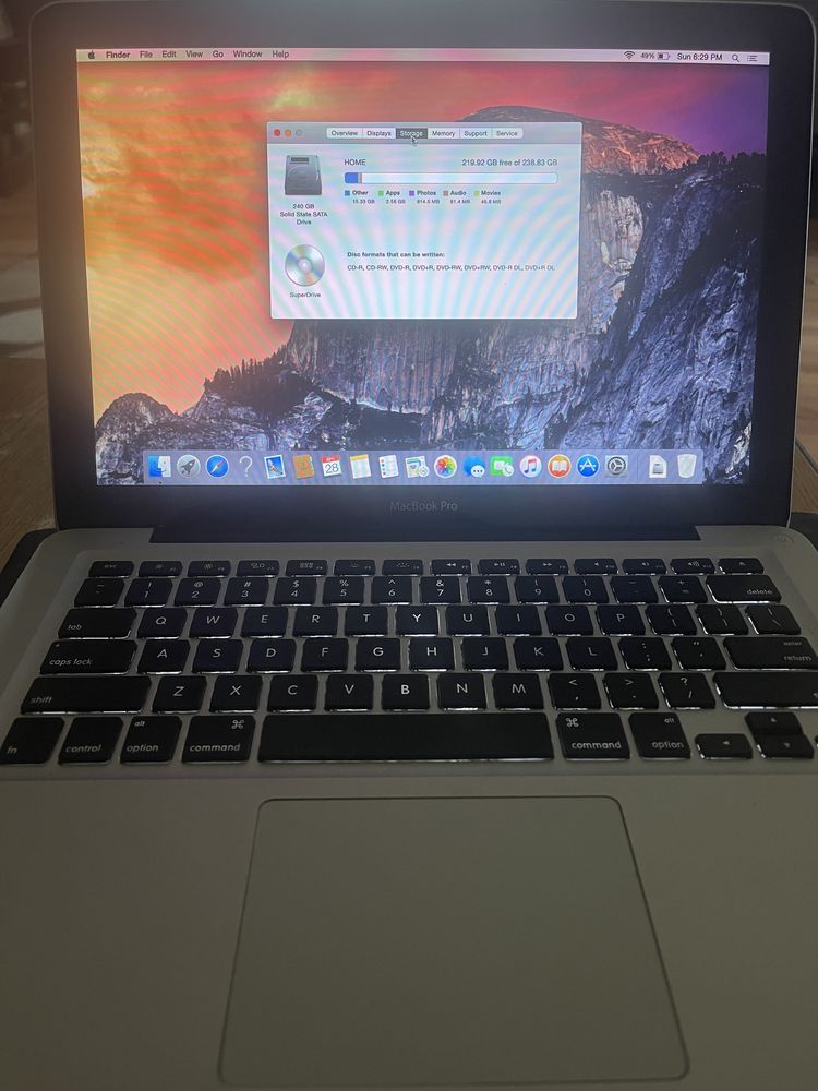 Macbook pro procesor i7