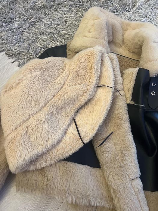 Дамско яке с пух / кожено яке