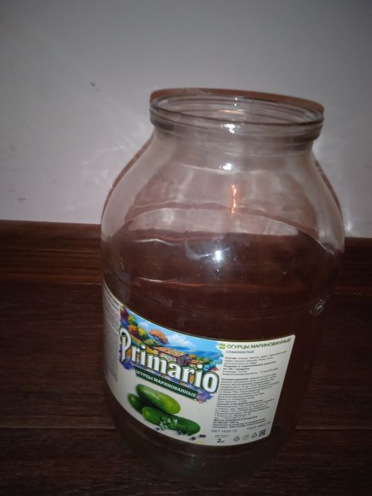 Банки стеклянные, двухлитровые