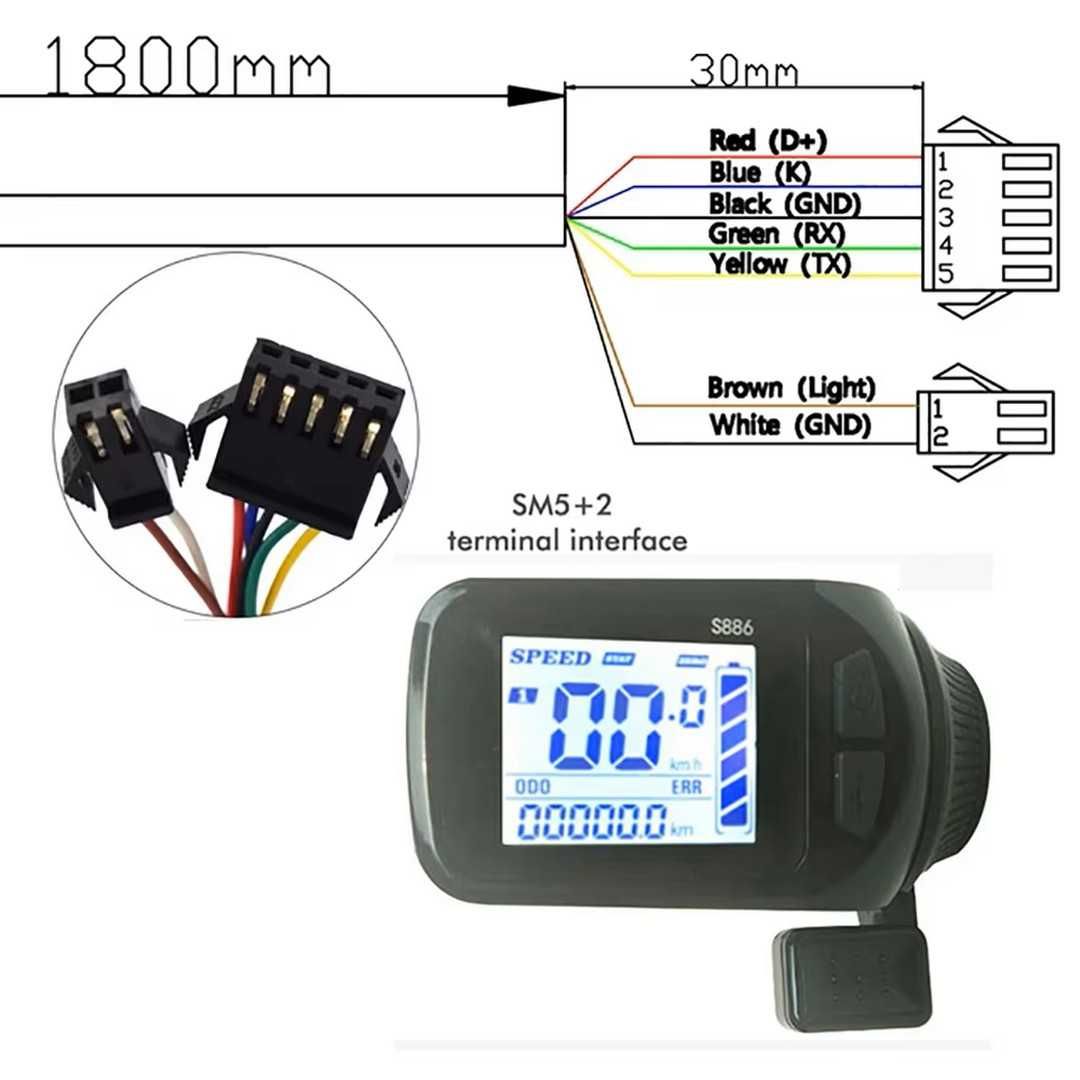 Controller 17A cu Display + acceleratie 24v 36v 48v 52v 60v,  NOU