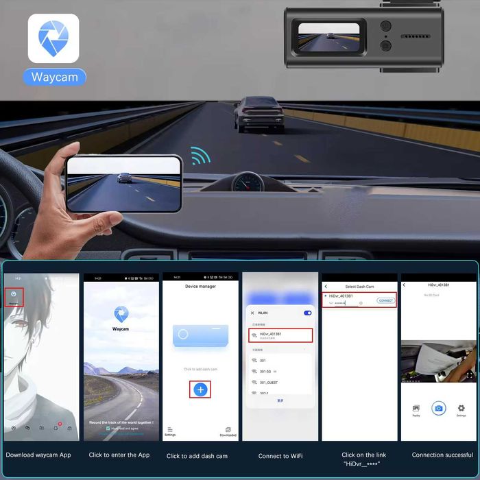 Автомобильный видеорегистратор — S70 Smart Dual HD