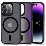 Калъф TECH-PROTECT Magmat Magsafe за iPhone 14 Pro/Pro Max Matte Black
