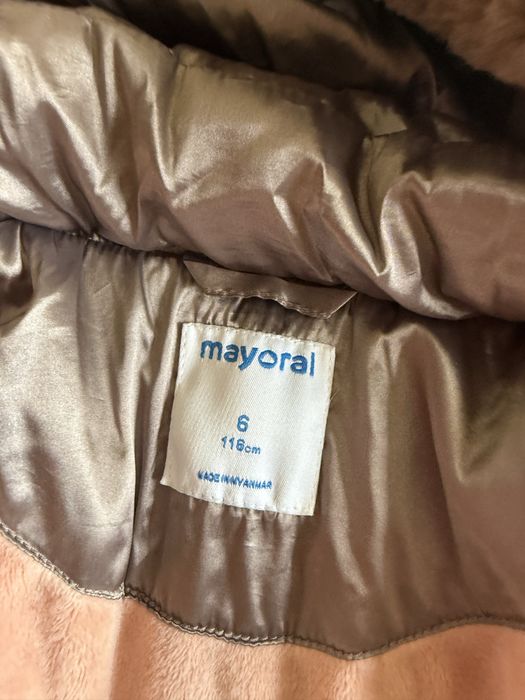 Дълго зимно детско яке за момичета Mayoral
