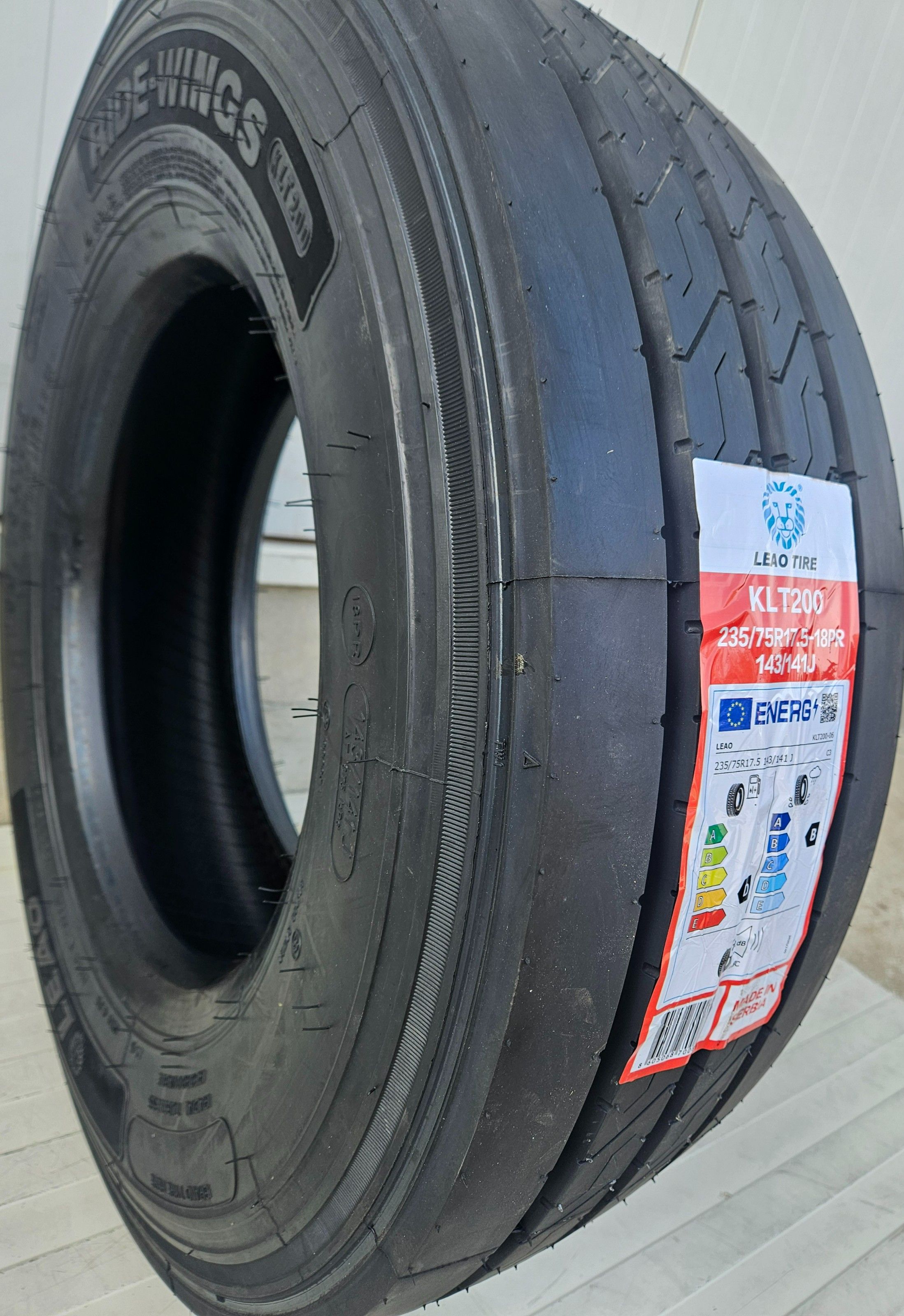 235/75 R17.5, 143J, LEAO KLT200 M+S, Anvelope de remorca M+S