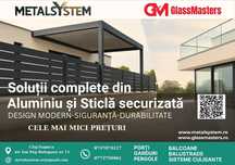 Executam constructii din aluminiu-porti, pergole, garduri, sticla