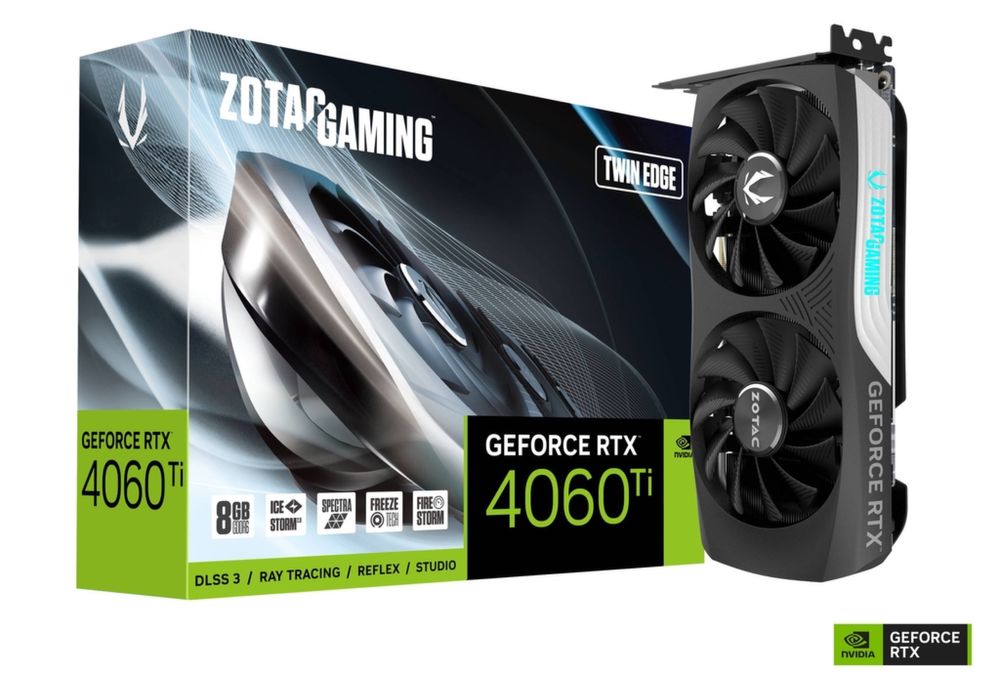 RTX 4060ti 8gb ZOTAC видеокарта продам