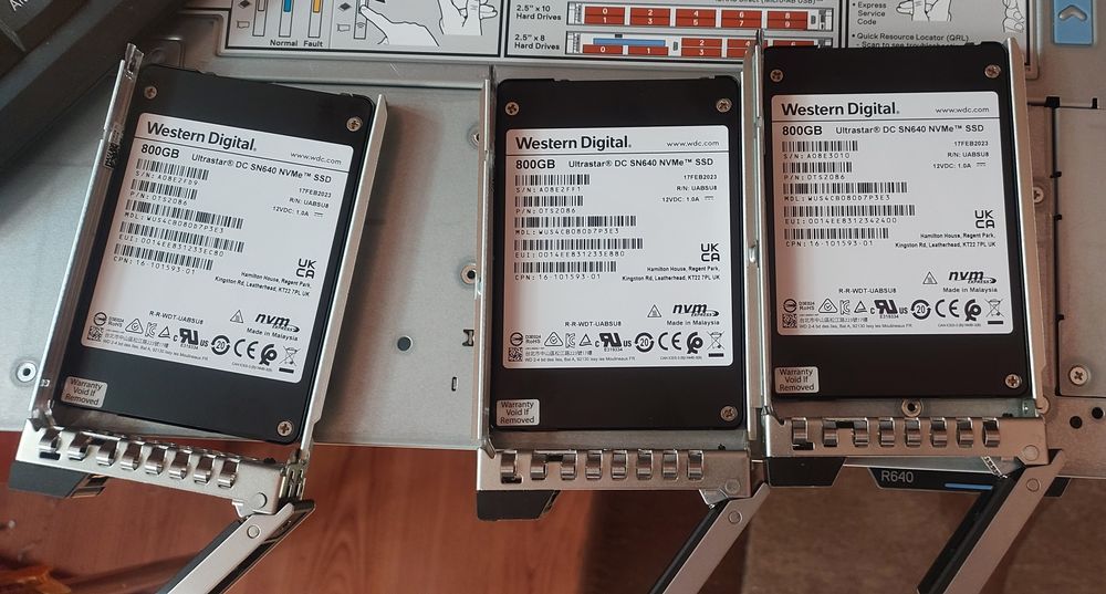 Server Dell PE R640 10 Bays NVME Gold 6230 40 Cores 1.73Tb 2666 - 2Ani