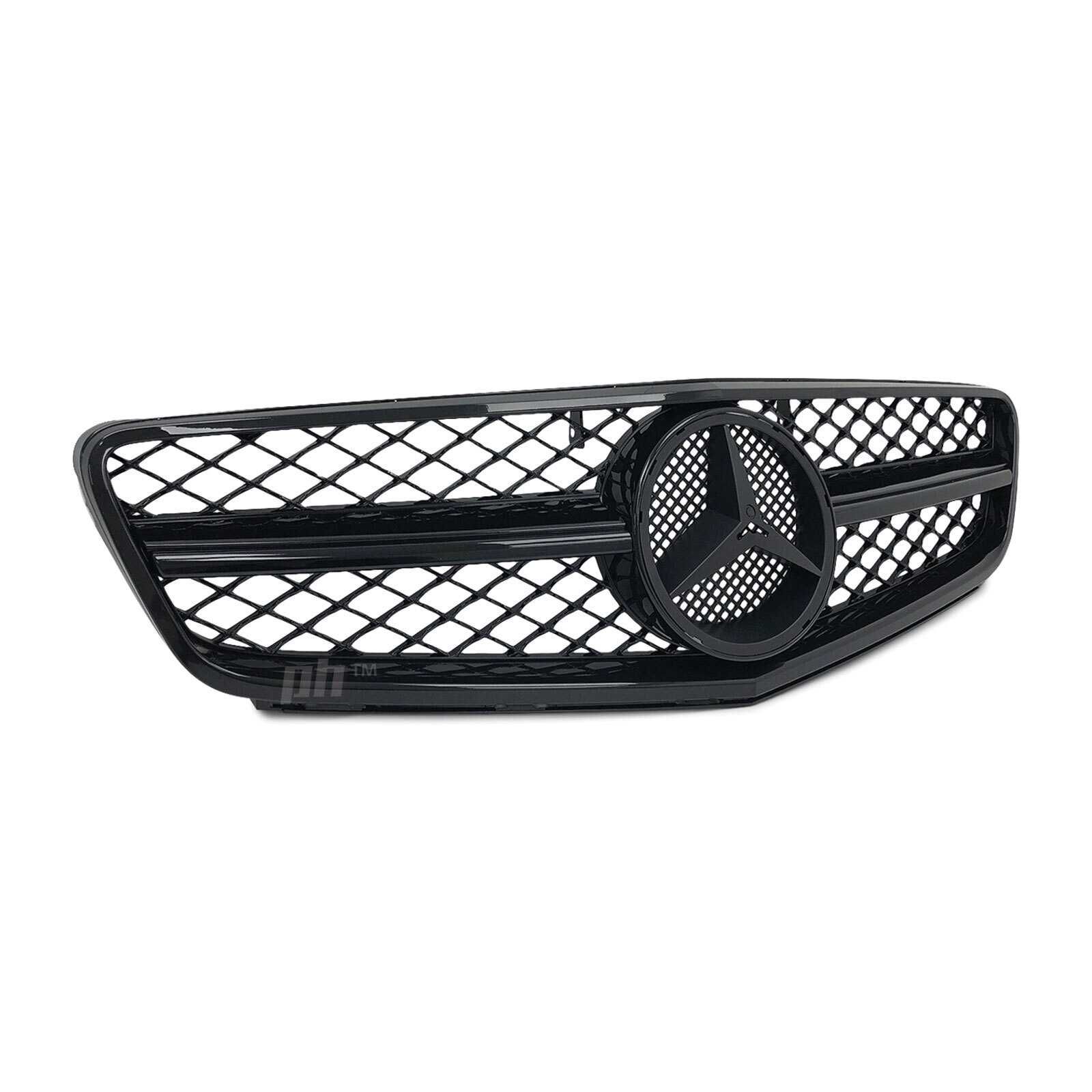 Черна решетка тип AMG за Mercedes C W204 седан, комби, купе 2007-2014