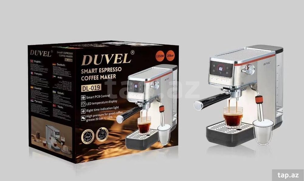 Кофемашина DUVEL DL-019 Delonghi kofemoshina kofe tayyorlagich Philips