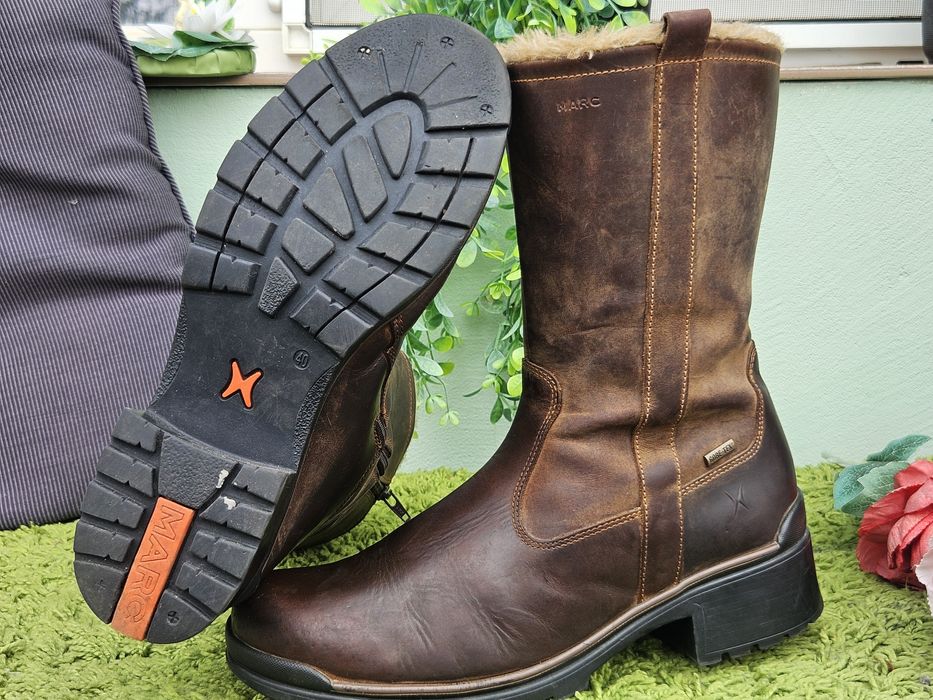 Marc топли ботуши естествена кожа N40