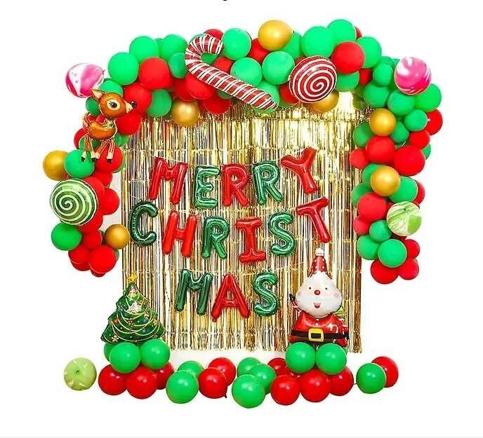 160 части голям комплект коледни балони