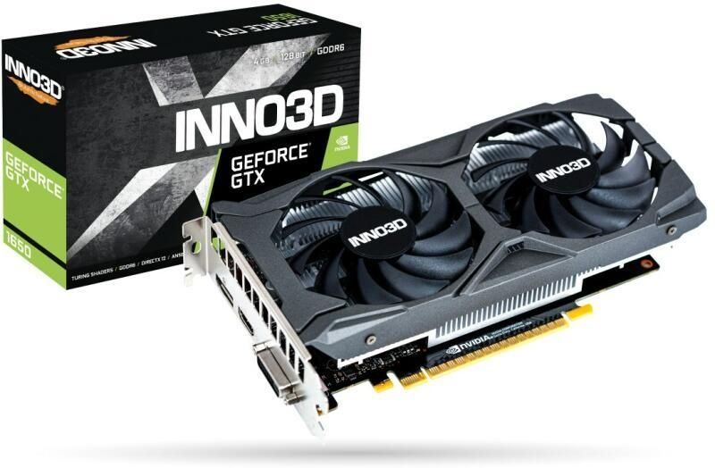 INNO3D GTX 1650 TWIN X2 OC V2, 4GB, GDDR6, 128bit - placa video