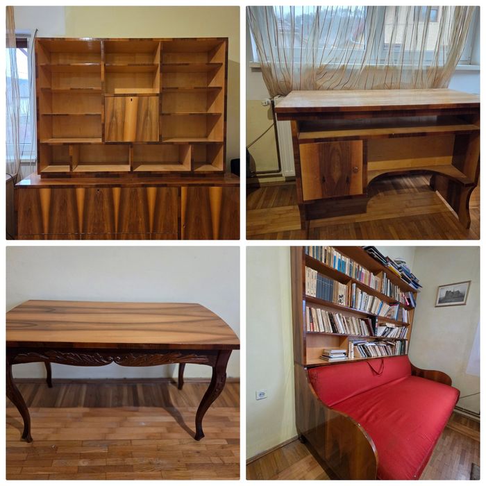Set mobilier lemn masiv